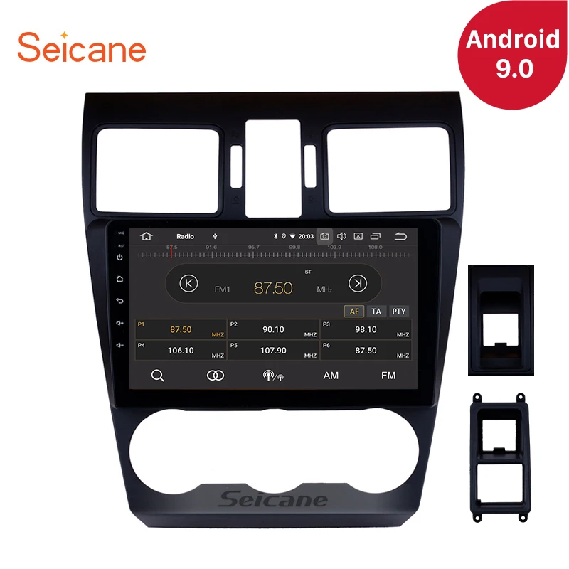  Seicane Car GPS Multimedia Player Android 9.0 RAM 4GB Car Radio for 2014 2015 2016 Subaru Forester 