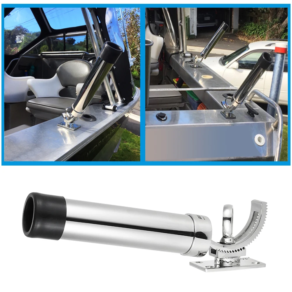 

Adjustable Boat Fishing Rod Holder Fishing Pole Racks Fishing Rod Stand-off Tube Rod Pole Holder Bracket Support De Pesca