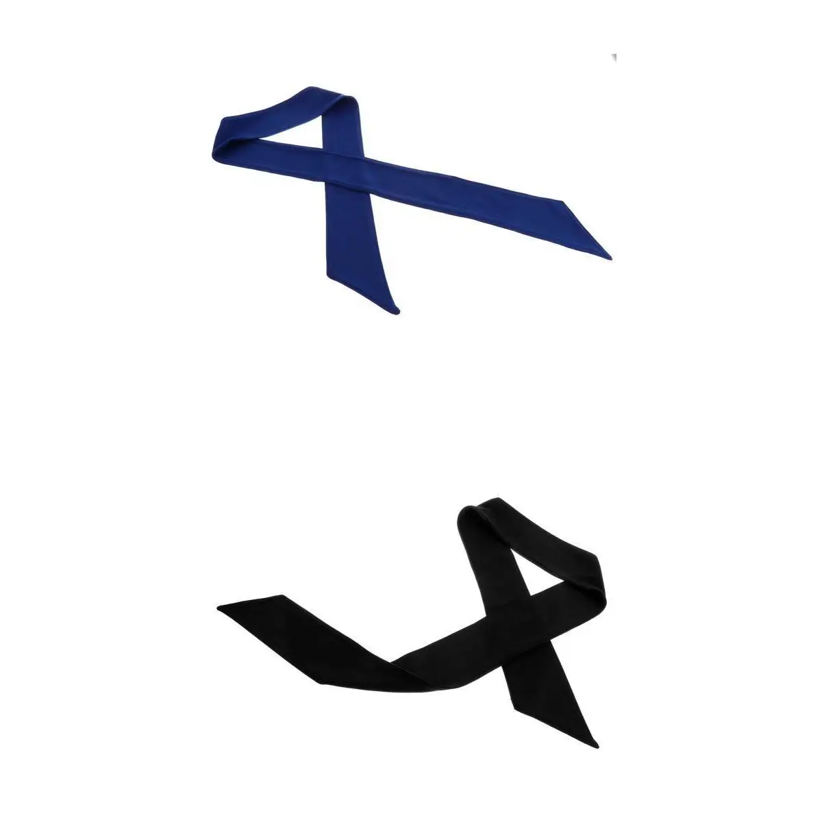 2pcs Sports Head Tie Headband Sweat Hair Band for Basketball Tennis Yogo