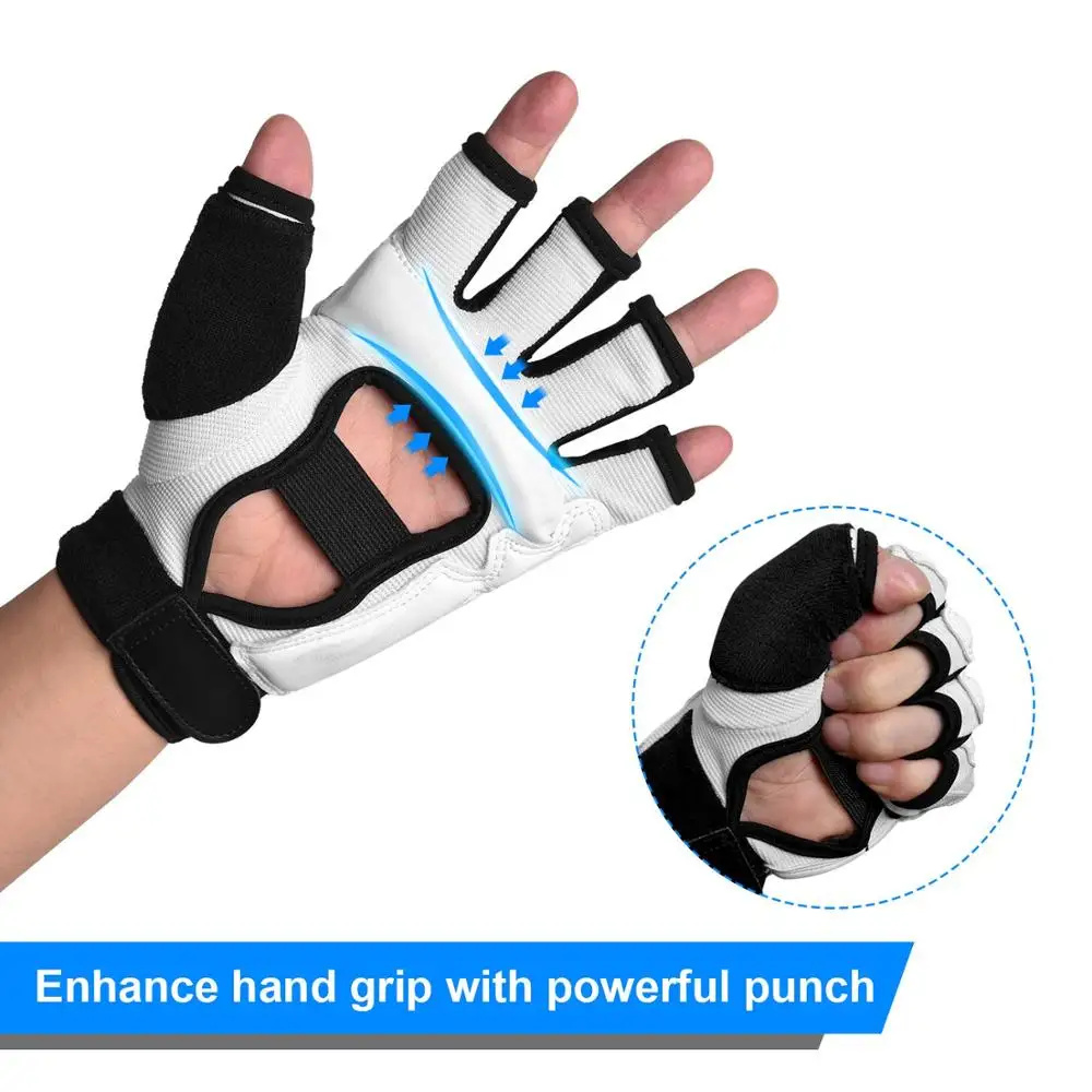 Preise SINOBUDO Kyokushin Karate Kampf Hand Protector Kyokushinkai Karate Handschuhe Professionelle Martial Sport Fitness Boxing Handschuhe