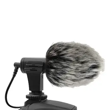 

Video Microphone Mic for Camera Portable 3.5mm Interview Clip On Microphone