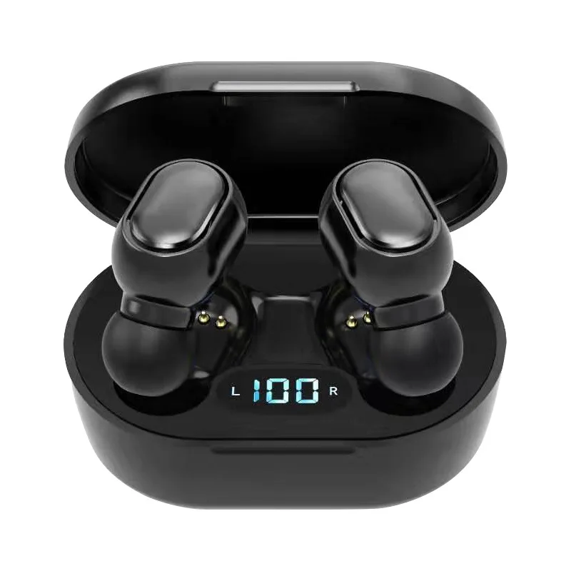 E7S TWS 5 0 Earphone In ear Headphone Mini Wireless Bluetooth Headset with Button Binaural HD Call LED Electric Display Compact