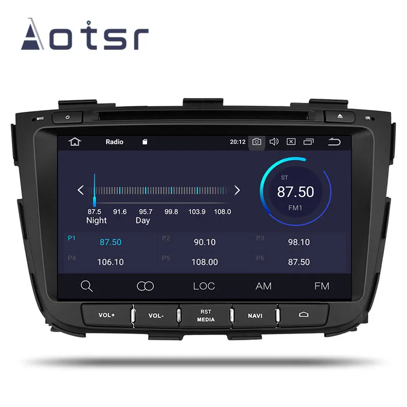 Android 9,1 " ips gps навигация автомобильный dvd-плеер для KIA Sorento 2013 головное устройство мультимедийный плеер магнитофон