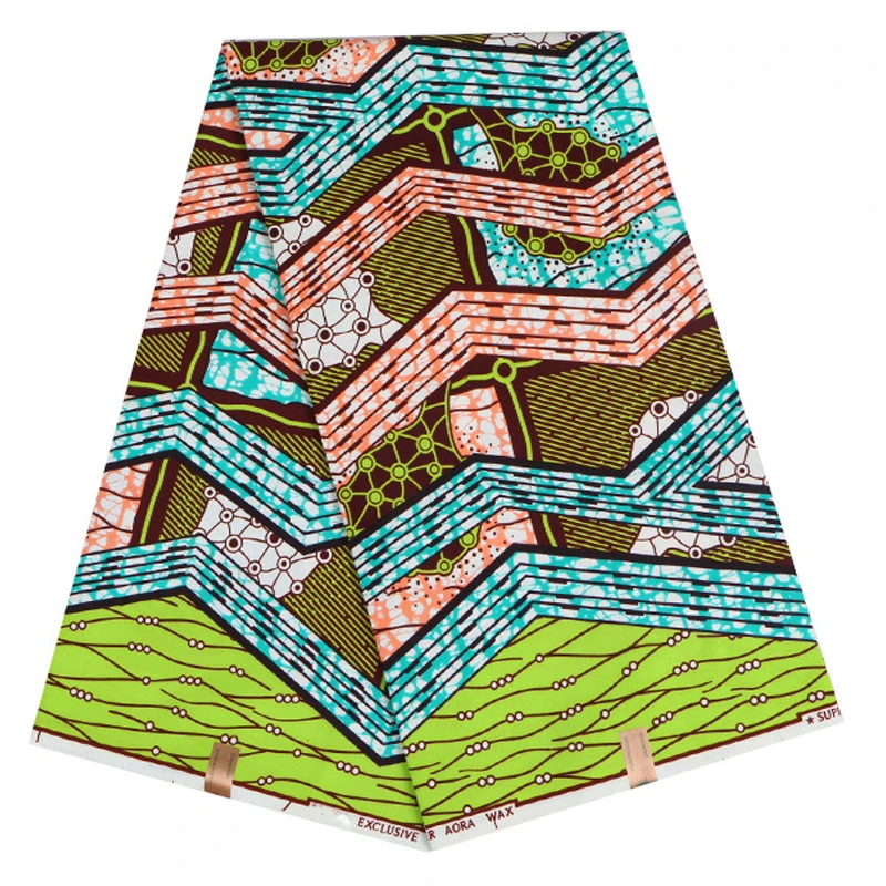 Отличный узор Анкара африканская ткань для печати высокого качества 6 ярдов/партия для вечерние платья настоящая голландская ткань материал для шитья