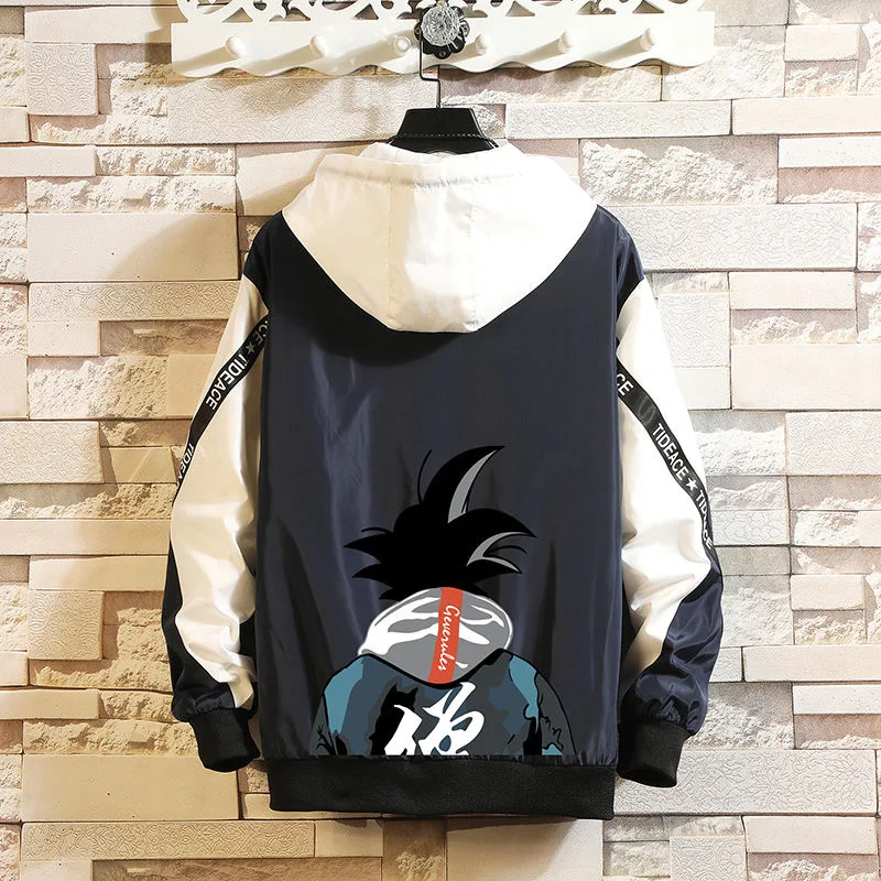 Аниме толстовки Dragon Ball мужские/wo мужские толстовки с принтом теплые мужские куртки повседневные толстовки на молнии зимние пальто