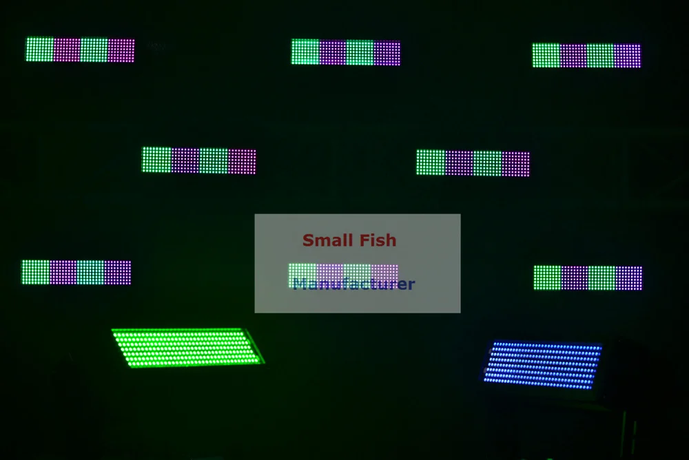 Водонепроницаемый 105 Вт светодиодный стробоскоп 288 светодиодный S RGB Вспышка DMX управление Dj светодиодный настенный, с омывающим светом для Dj свет лазер для вечеринок проектор