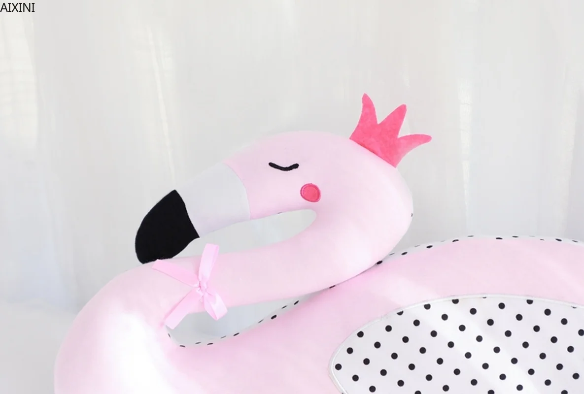 1 Pcs Swan Plush Toys for Children Adults Cute Wildlife Bird Flamingo Doll Stuffed Soft Animal Doll Kids Toy Gift for Girl Kids