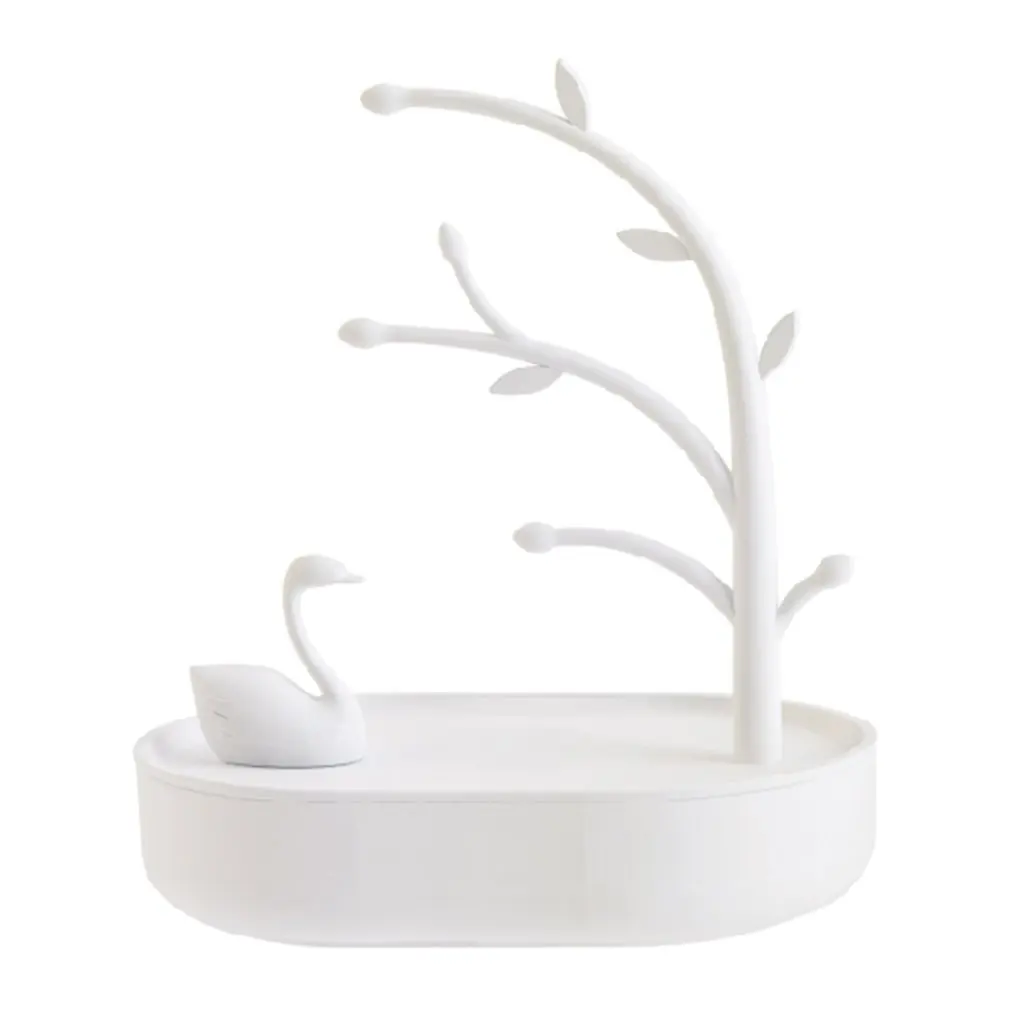 

Swan Lake jewelry collection box makeup organizer box cosmetic boxes storage dressing table lipstick holder home