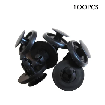 

100pcs/set Plastic Fastener Clips Accessory Interior Retainer For Auto Trunk Universal Bumper Car Screw Rivets Set