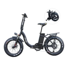 Складной 500 Вт 48 В CMSTD-20PZ e велосипед fat tire e-bike для городских путешествий bik tir-bik travlling