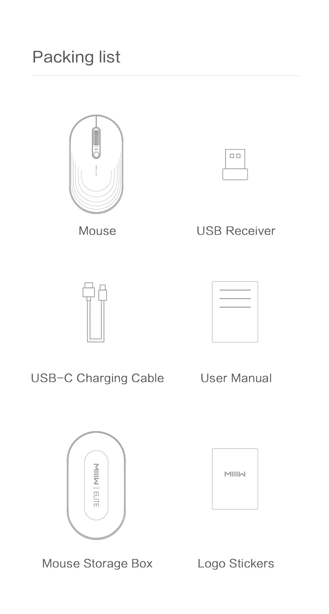 Xiaomi MIIIW M18 Transformable Elite Mouse 2.4Ghz Wireless / Bluetooth 10 Xiaomi MIIIW M18 Transformable Elite Mouse 2.4Ghz Wireless / Bluetooth 10
