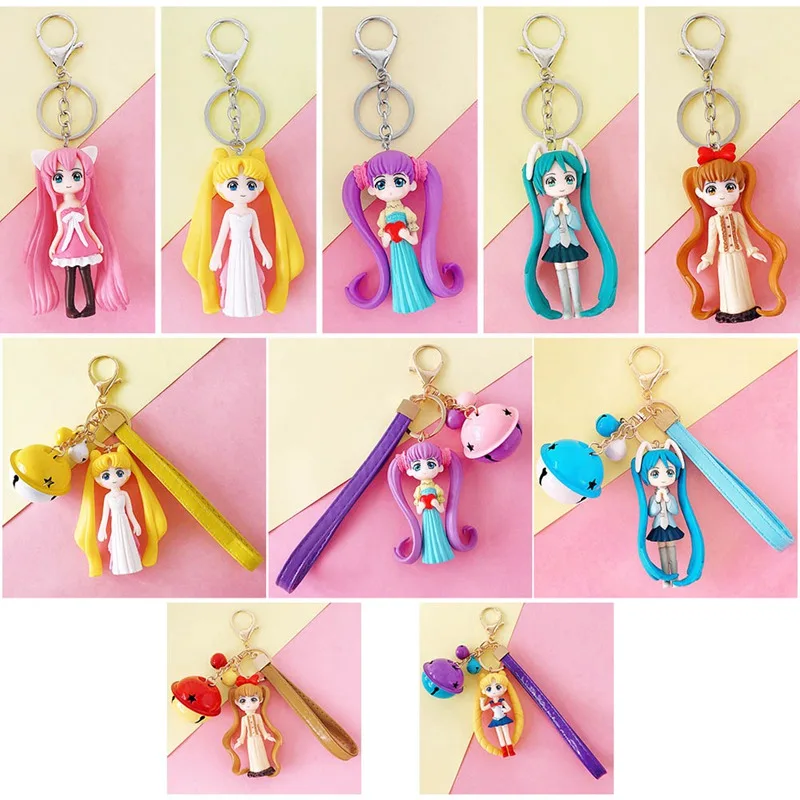 

Anime Sailor Moon Cosplay Props Keychain Accessories Keyring Acrylic Keychain Style