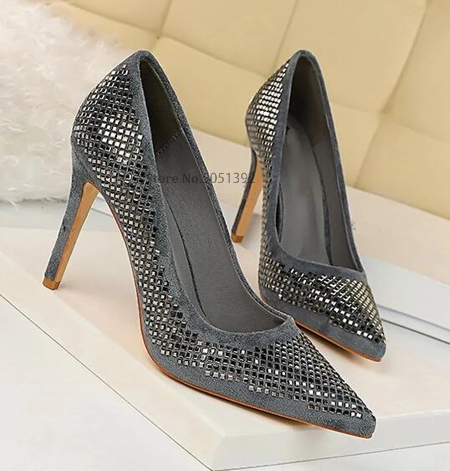 Sequined Bling Woman Pump 8