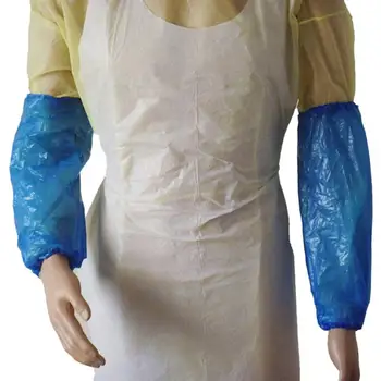 

300PCS Disposable Oversleeves Plastic Waterproof Arm Sleeves Covers Dustproof Arm Protector For Cleaning Painting Tattoo