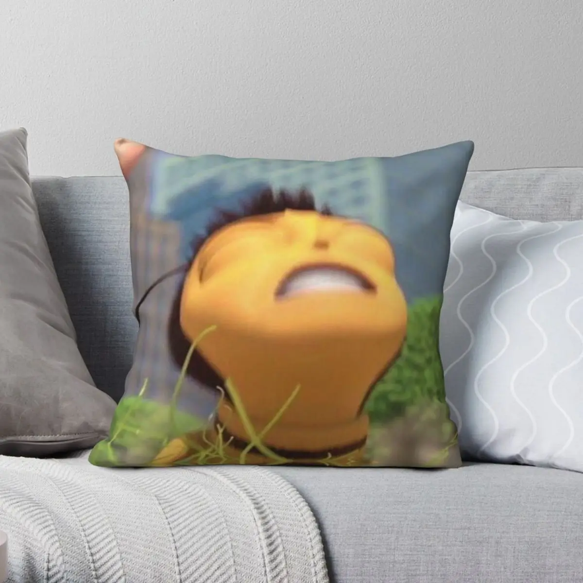 Honey Nut Cheerios Barry Northon Bee Movie Square Federa Poliestere Lino Velluto Zip Decor Federa Federa Per Cuscino