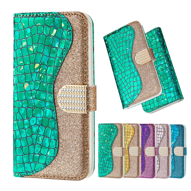 

Woman Diamond Leather Case For Huawei P30 Pro P20 Lite Mate 20 Lite Book Flip Cover For Huawei P Smart 2019 Huawei Y5 Y6 Y7 2019