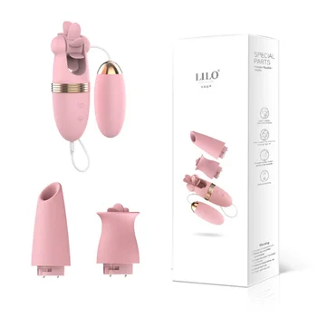 4 in 1 Vibrating Egg Clitoral Stimulator Masturbation Tongue Licking Nipples Sucking Vagina Massage Sex Toys For Women 3