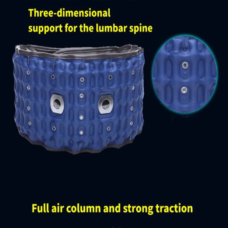 Electric heating portable lumbar traction belt massager waist protect Thermal moxibustion lumbar traction device 1 Electric heating portable lumbar traction belt massager waist protect Thermal moxibustion lumbar traction device 3