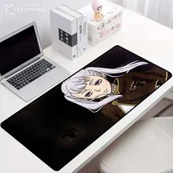 Preto trevo grande xxl gaming mouse pad gamer ponto esteira de mesa deskmat mousepad tapete esteiras acessórios para computador teclado anime laptops