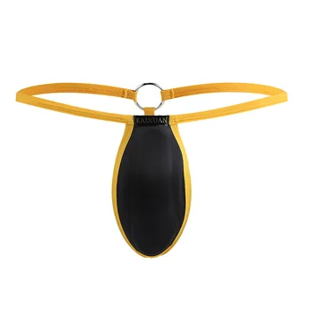 

New Men Gay Sexy Hot Pants Thong Underpant Brief Pantie G-String Adult Product T Pants Low Waist Temptation Breathable Thongs