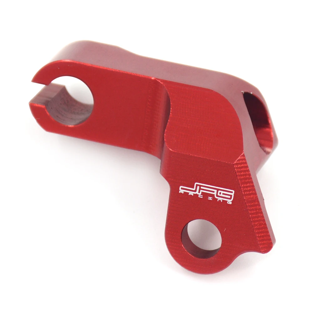 Motorcycle Red CNC Aluminum Racing Engine Clutch Line Clamp Cable