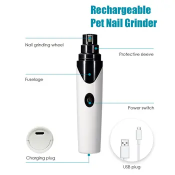 

Pet Automatic Nail Polisher Electric Nail Clipper Cat And Dog Electric Nail Clipper Automatic Manicure Clipper