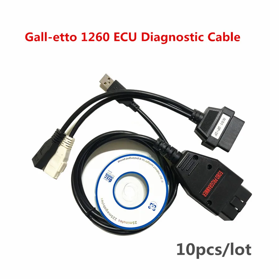 10 шт./лот DHL бесплатно Galletto 1260 ECU Flasher программа Remap Tunning Car EOBD OBD2 диагностический