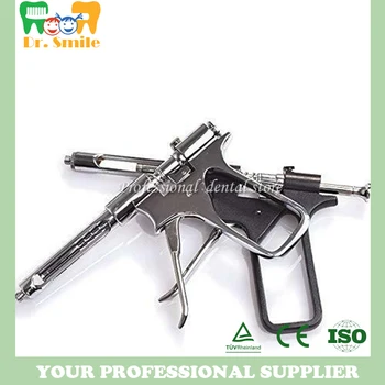 

Dental Gun Syringe Dentist Surgical Instruments Stainless/ black Alternative