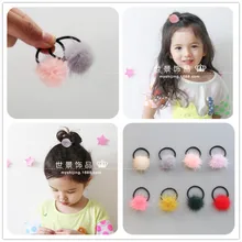 P-625, Осень-зима, стиль, diao mao qiu, заколки с помпонами, повязка для волос, фрикадель, головная повязка, повязка для волос, детские украшения