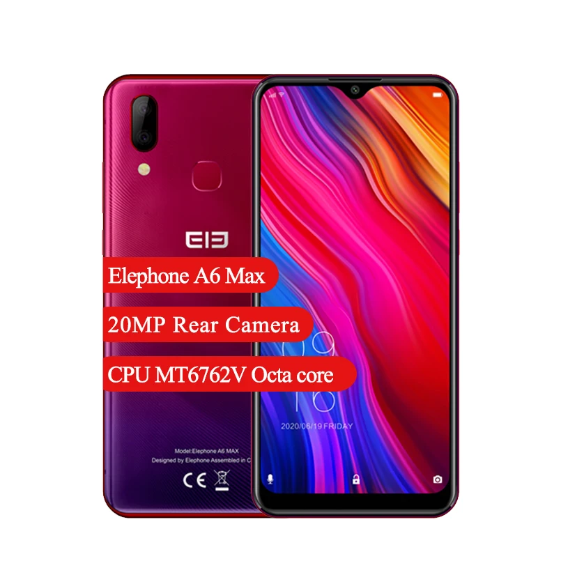 Elephone A6 MAX смартфон 4 Гб 64 ГБ экран 6 53 дюймов Восьмиядерный Android 9 0|Смартфоны| |
