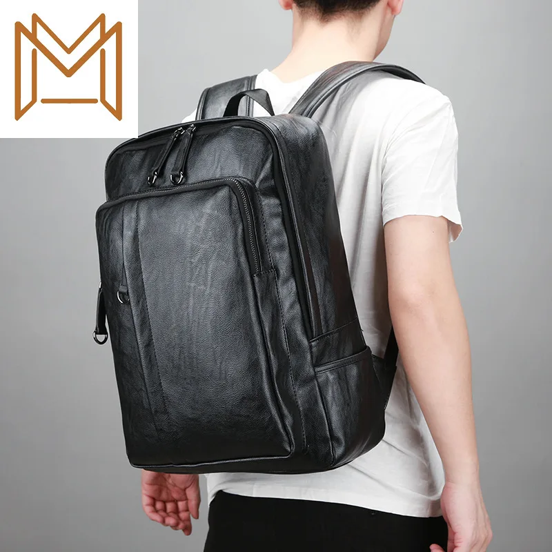 

2019 Both Shoulders Package Male Computer Package Backpack Waterproof Man Business Affairs Tourism Backpack Portable Student