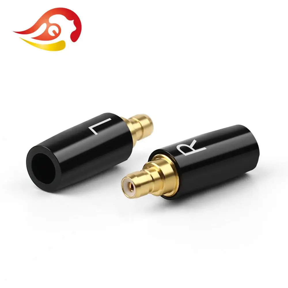 QYFANG Earphone Pin DIY Gold Plated Metal Adapter Audio Jack Upgrade Wire Connector Plug For IE400 Pro IE500 HiFi Headphone