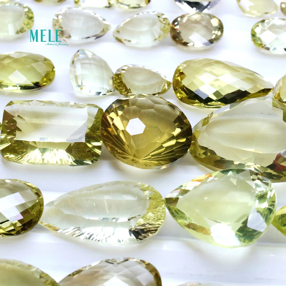 

Natural citrine crystal 1ct to 20ct bare stone low price clearance random delivery Pendant Earring Ring with stone