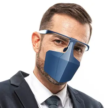 

Reusable Dustproof Anti-Saliva Isolation Face Shield Protective Cover Mouth Mask Durable Ergonomic Office Mask