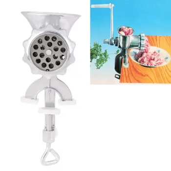

Cast Iron Manual Meat Grinder Mincer Table Hand Crank Tool for Kitchen