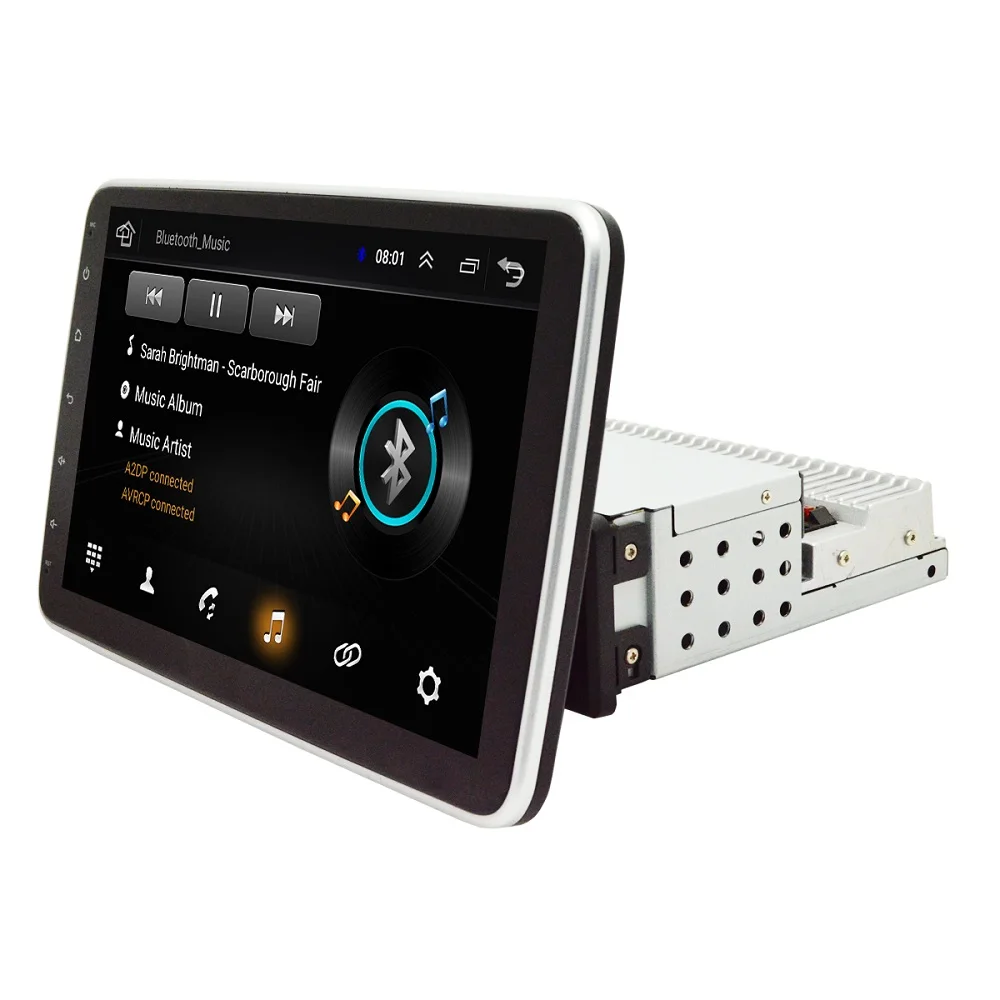 

Android 9.1 Universal 9-inch car multimedia player navigation 360 degree rotating touch screen radio stereo video GPS WiFi