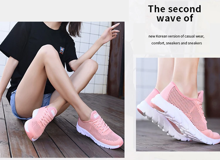 2021 Fashion Sneakers Women Shoes Breathable Light Slippers Platform Shoes Women Flats Female Sneakers Basket Women Sandalias