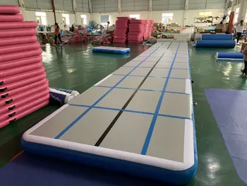 

(one 12x2x0.2m+two 0.6x1m+two Pump) Inflatable Airtrack gymnastics tumbling mat floor factory custom inflatable air track