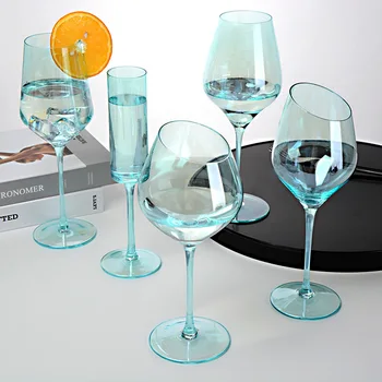 

Set of 2-high quality transparent wine glass party club goblet beer glass drinkware cup GLA-1404