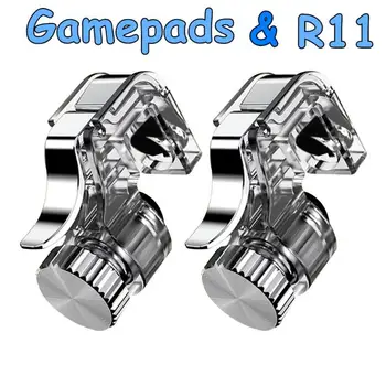 

Phone Gamepad Trigger Fire Button Aim Key L1R1 Shooter Controller PUBG Phone Joysticks Game Shooter Controller