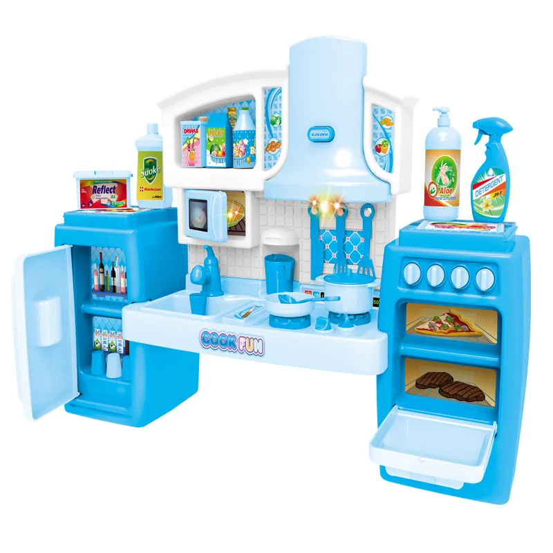

Model Kitchen Set Will Cooking GIRL'S Play House Model Kitchen Toy Small GIRL'S Cooking Tableware Set