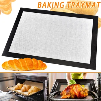 

Non-Stick Bakeware Mat Silicone Fiberglass Baking Mat DIY Cake Cookie Food Pads Silicone Roast Tool I88