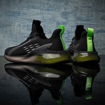 

High Quality Men Shoes Reflective Casual Shoes For Man Breathable Men's Light Sneakers Shoes In Mesh Shoes Fashion Comfortable 7