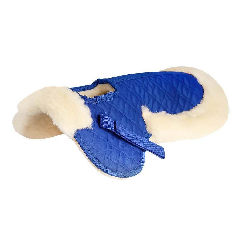 Cavassion-Soft Wool Half Saddle Pad, Horse Riding Saddlery