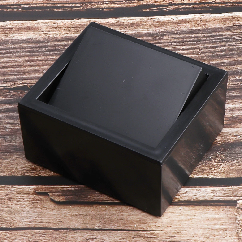 

Men's Cufflinks Case, 80x75x45mm Rectangular Cufflink Gift Box Display with 360 Degree Swivel