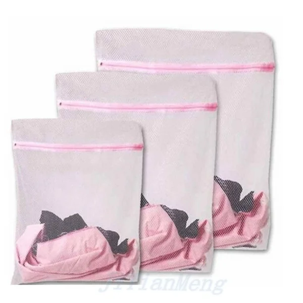 Mesh Bag Laundry Net Clothes Laundry Quadrate Bags 3Sizes High Quality