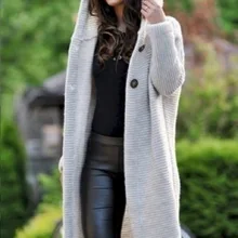 Осень зима свитер женский кардиган корейский стиль женский плюс размер кардиган длинный mujer вязаный kardigan Осень Зима Одежда