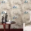 HaoHome Bird Wallpaper Removable Self Adhesive Wallpaper Peel and Stick Contact Paper  for Cabinets Countertops Furniture Decor ► Photo 2/6