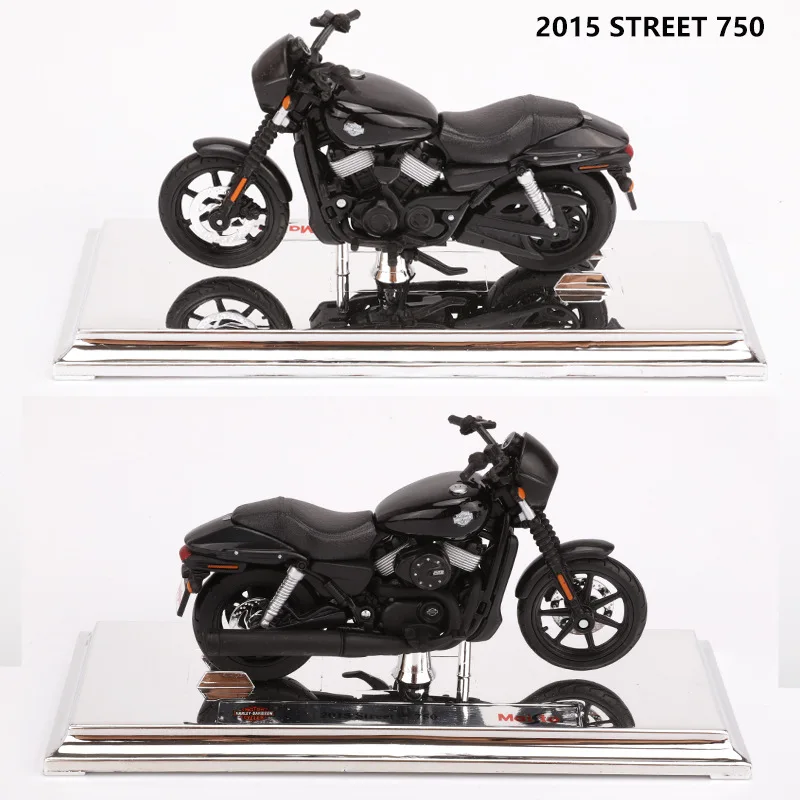 2015 street 750 Maisto 1:18 15 Стиль мотоцикл велосипед модель игрушки для Harley 2009F XDFSE CVO FAT BOB BREAKOUT 2004 FXSTDSE CVO street 750 - Цвет: 2015 street 750
