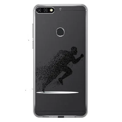 Чехол Fundas для huawei Y6 Prime ATU-L31 ATU-L42 резиновый защитный чехол с рисунком для huawei Y6 Prime - Цвет: K24